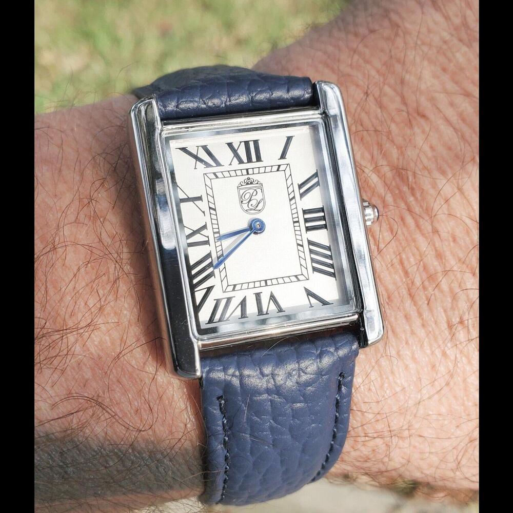 Classic Pierre Lucerne‎ 1888 Swiss Inspired Mens Tank Watch